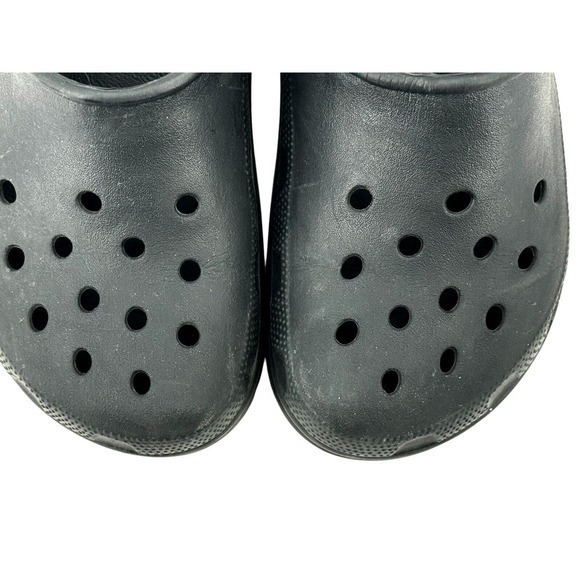 Crocs Unisex Biya Classic Slip-On Clogs Black Tan Strap Sz‎ Men 8 Women 10 - Picture 6 of 11